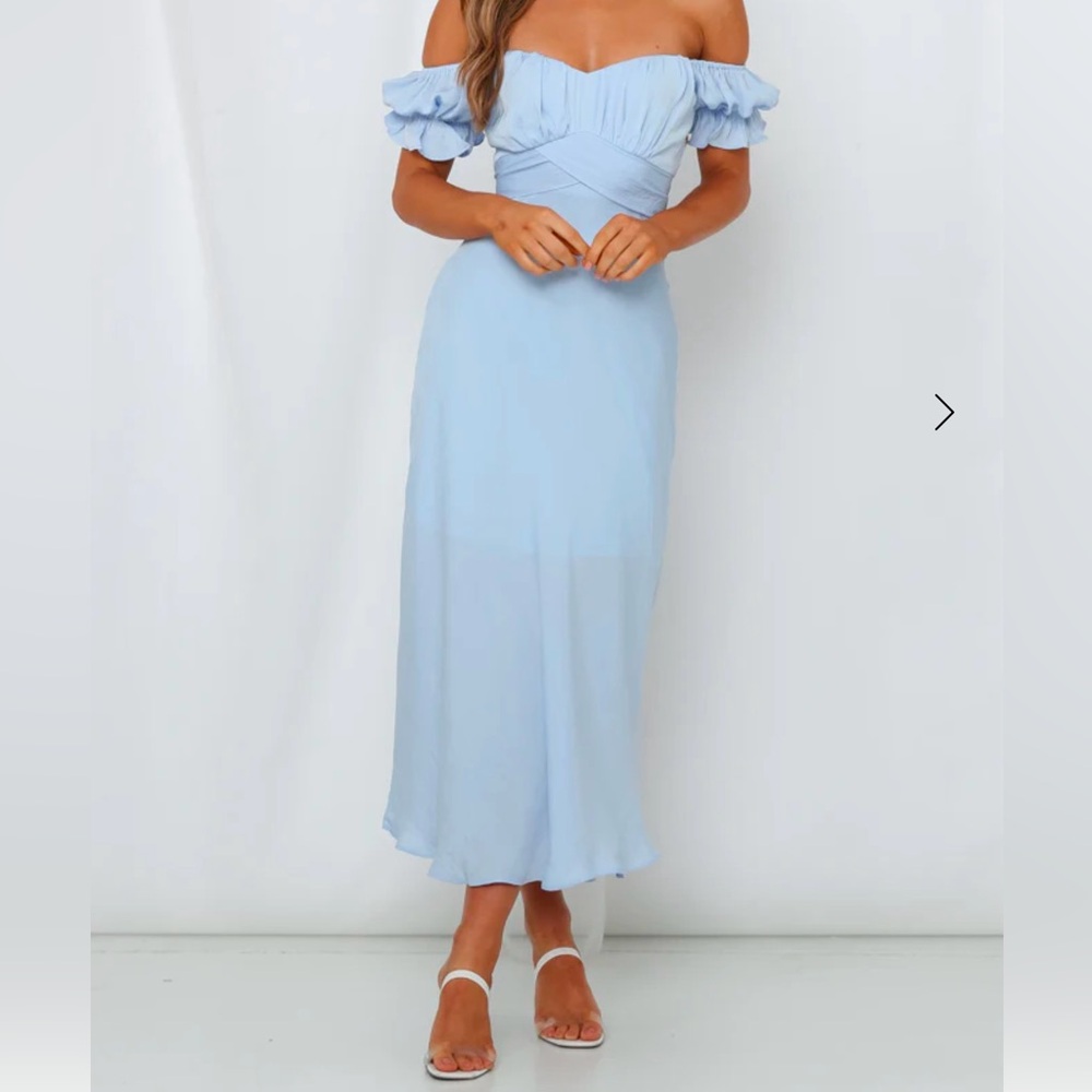 Hello Molly Sky Child Blue Maxi Dress | US 6 | NWT